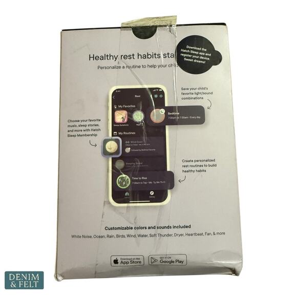 NEW Hatch Rest 2nd Gen Sleep Sound Machine Night Light Baby Toddler WiFi App - Picture 8 of 13